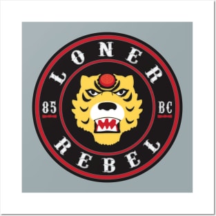 Loner / Rebel biker Pee Wee patch Posters and Art